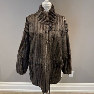 Genuine Rabbit Fur Coat